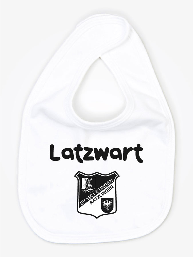 Babylätzchen Latzwart