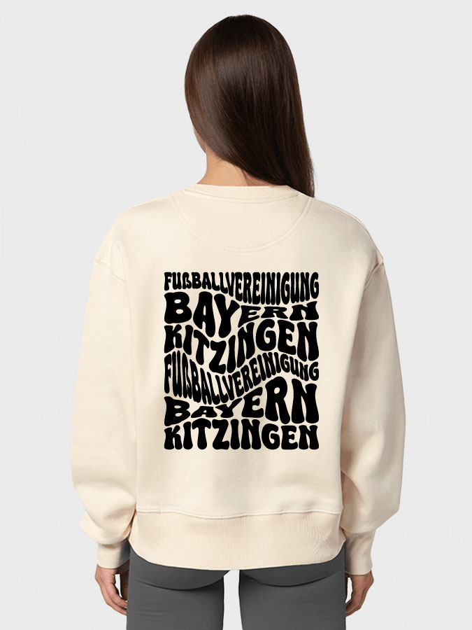 Oversized Sweater Wavy Damen