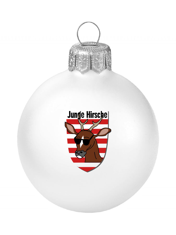 Weihnachtskugel Logo 8cm