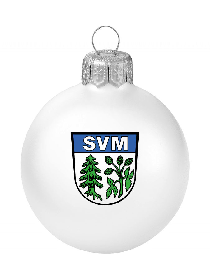 Weihnachtskugel Logo 8cm