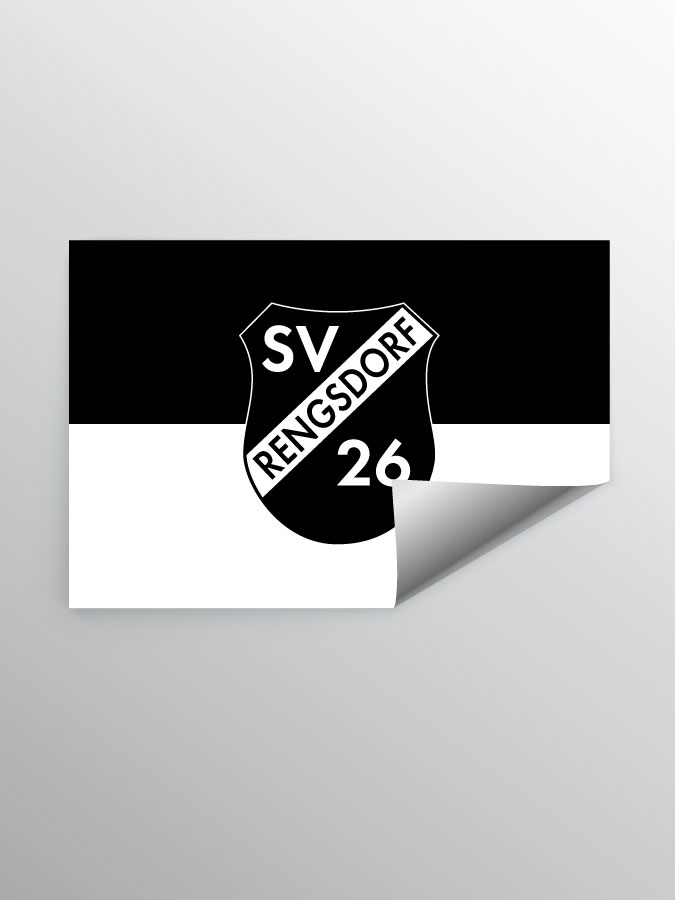 Aufkleber DIN A7 Logo