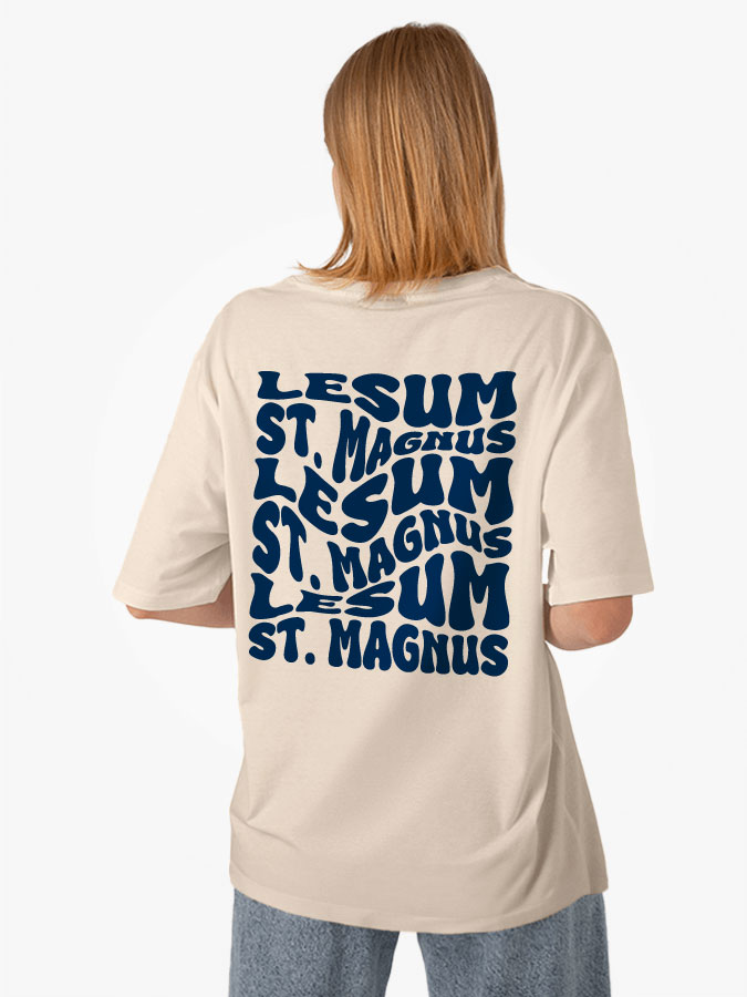Oversized Shirt Wavy Damen