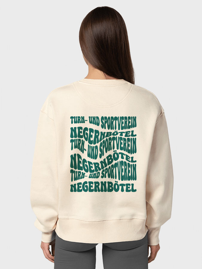Oversized Sweater Wavy Damen