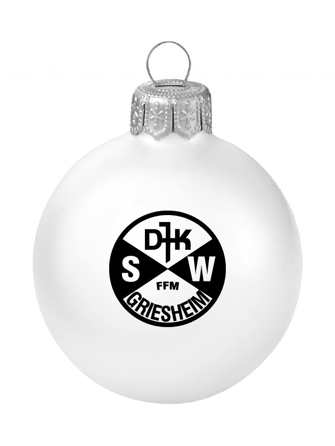 Weihnachtskugel Logo 8cm