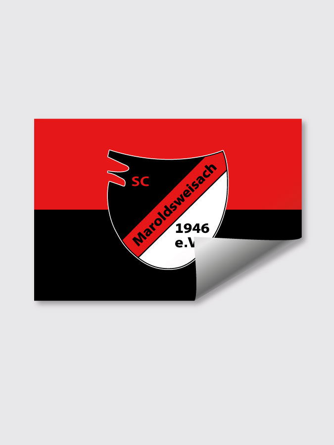 Aufkleber DIN A7 Logo
