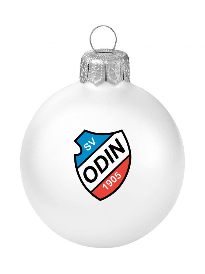 Weihnachtskugel Logo 8cm
