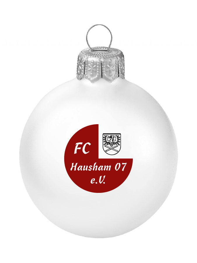 Weihnachtskugel Logo 8cm