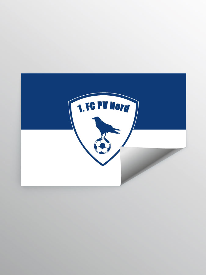 Aufkleber DIN A7 Logo
