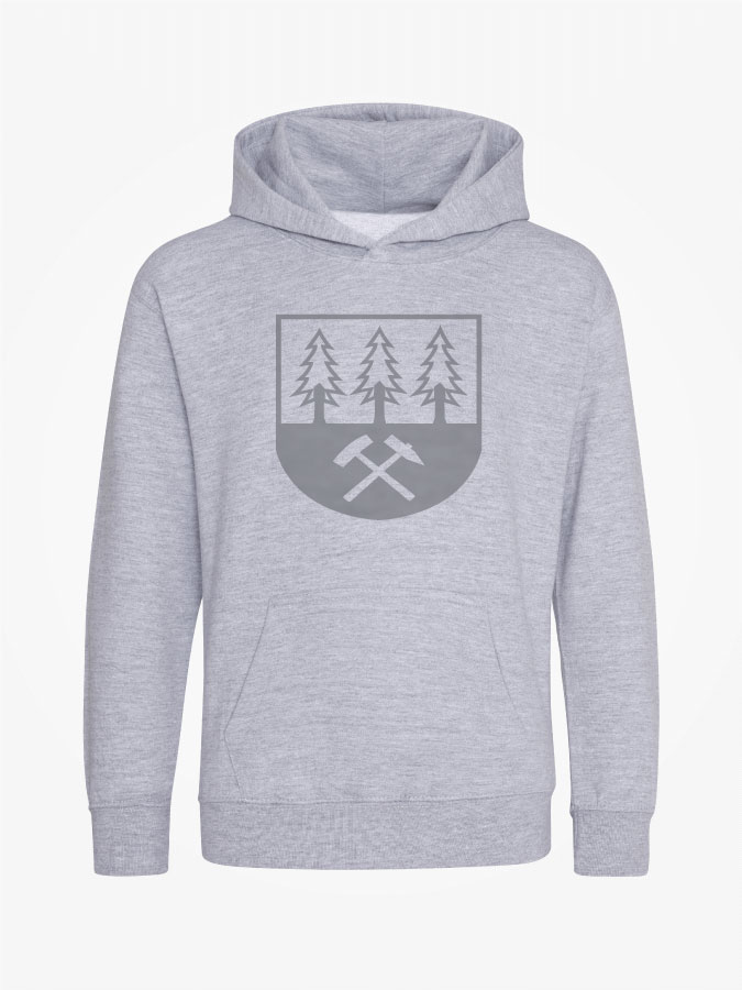 Hoodie All Grey Kids Unisex