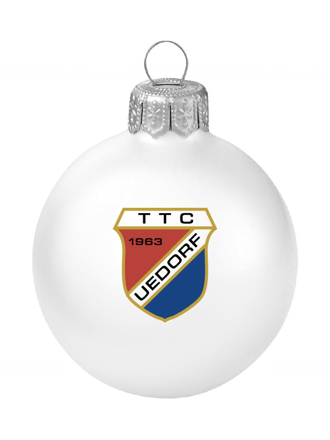 Weihnachtskugel Logo 8cm