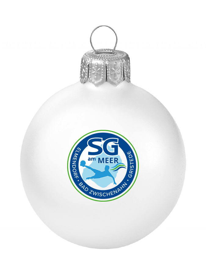 Weihnachtskugel Logo 8cm