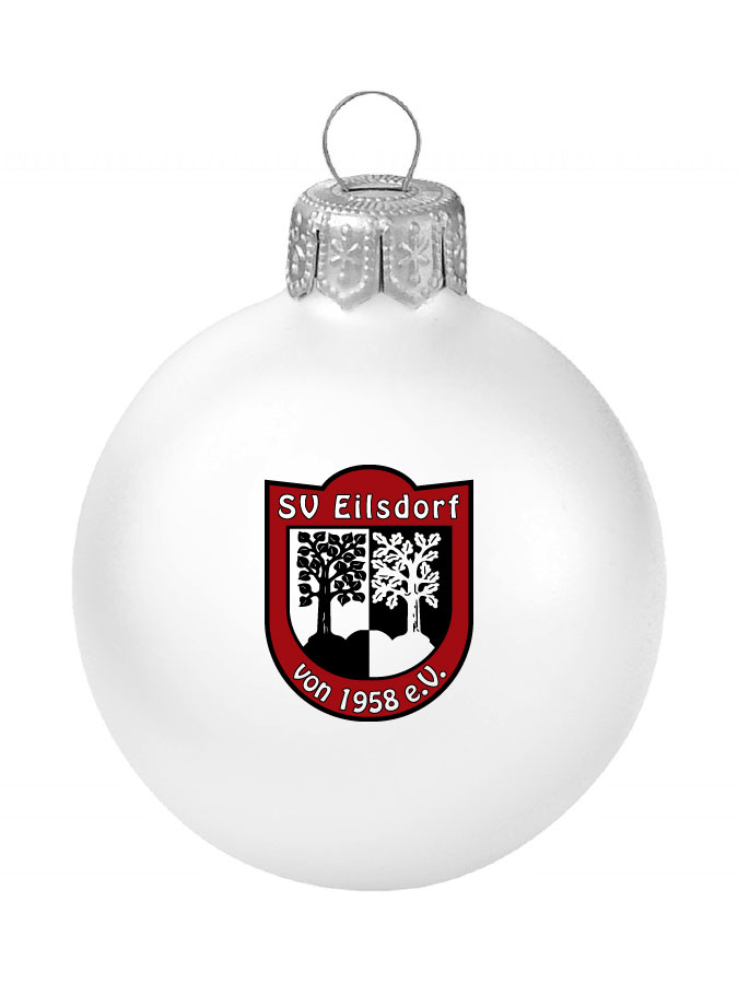 Weihnachtskugel Logo 8cm