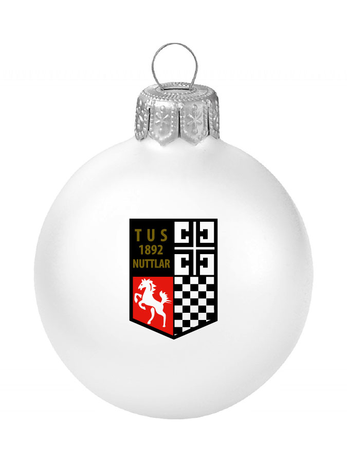 Weihnachtskugel Logo 8cm
