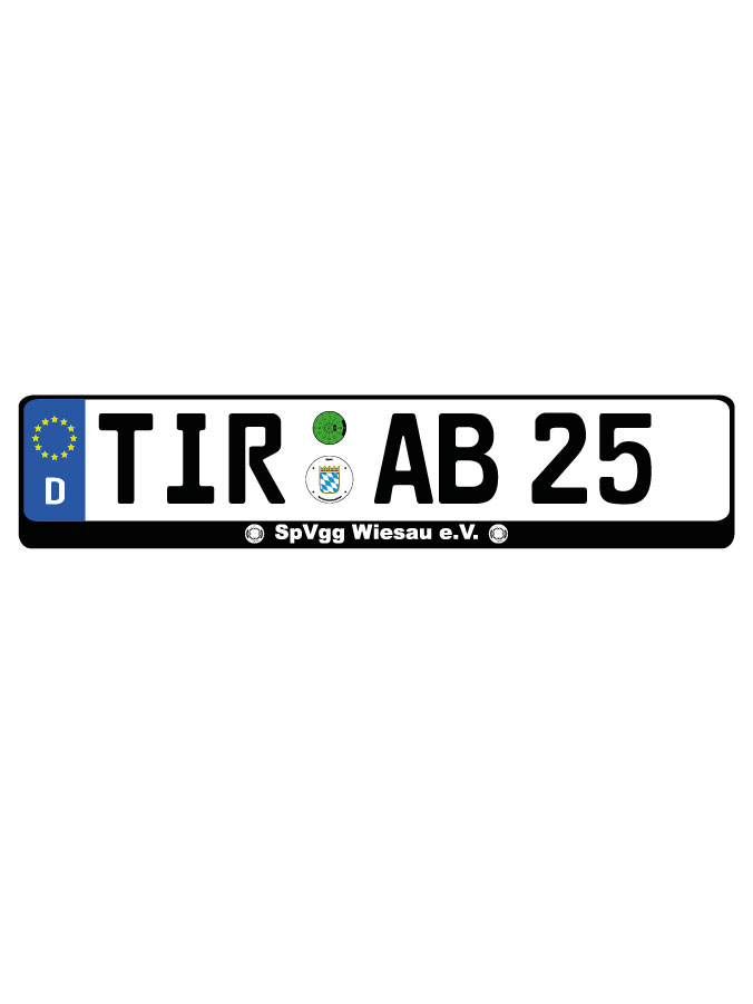 Kennzeichenhalter Kalden (2er Set)