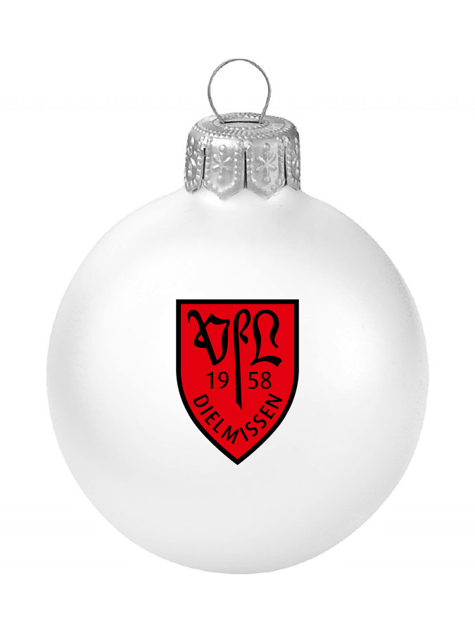 Weihnachtskugel Logo 8cm