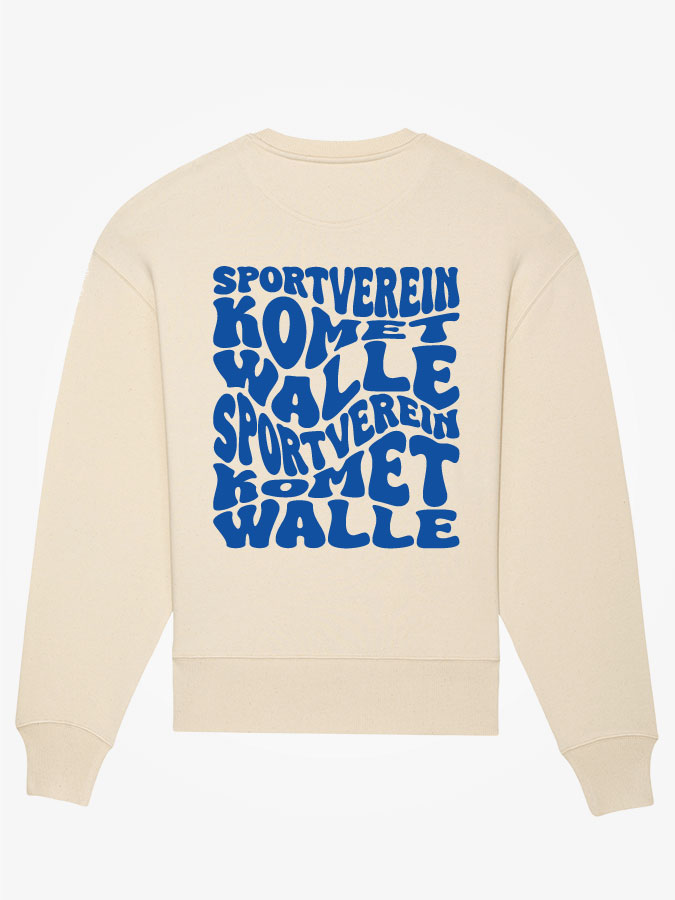 Sweatshirt Oversized Wavy Herren