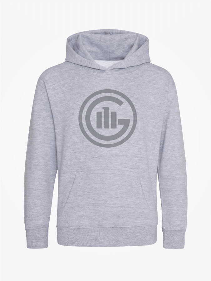 Hoodie All Grey Kids Unisex