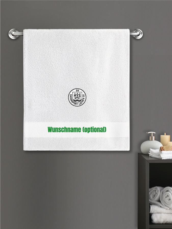 Badehandtuch Team Sticklogo