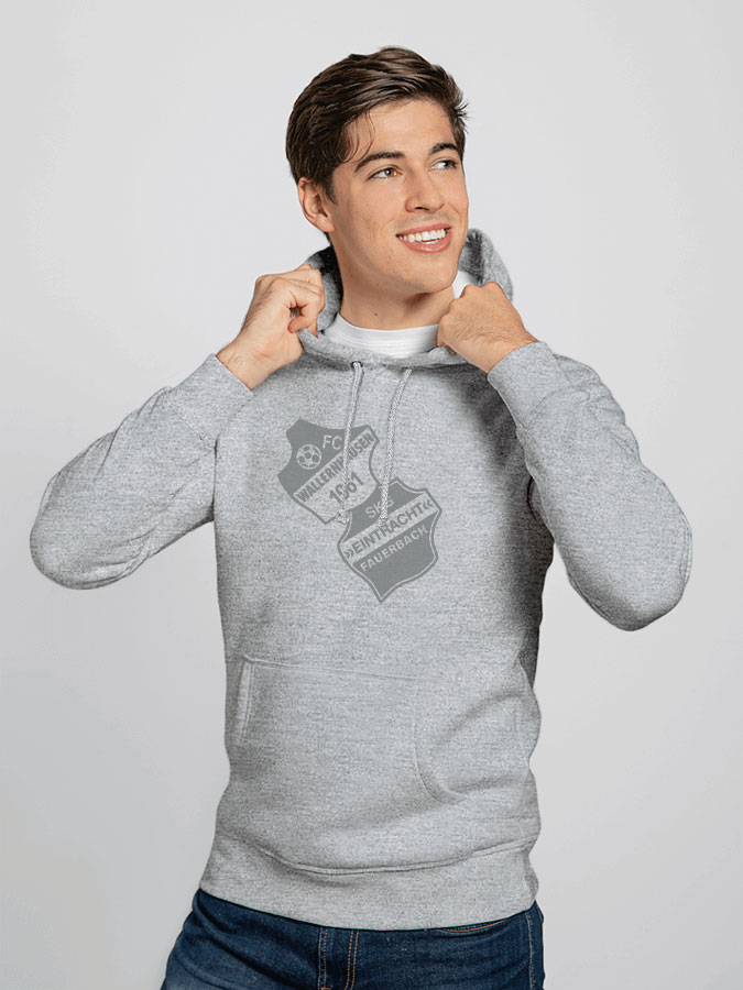 Hoodie All Grey Herren