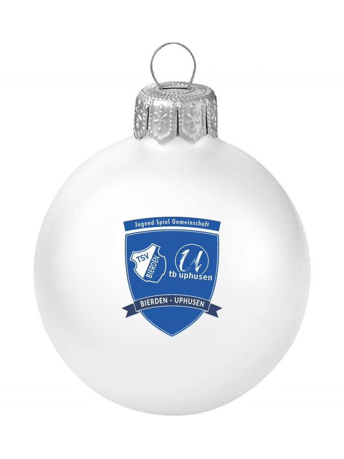 Weihnachtskugel Logo 8cm