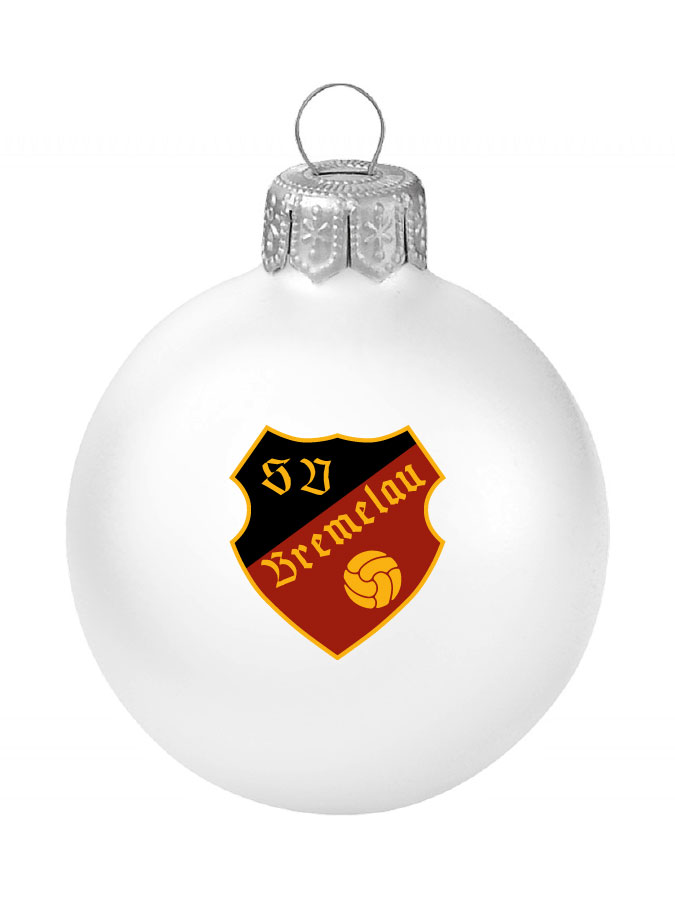 Weihnachtskugel Logo 8cm