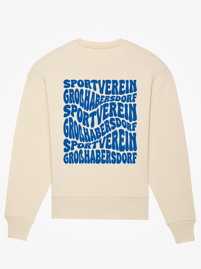 Sweatshirt Oversized Wavy Herren
