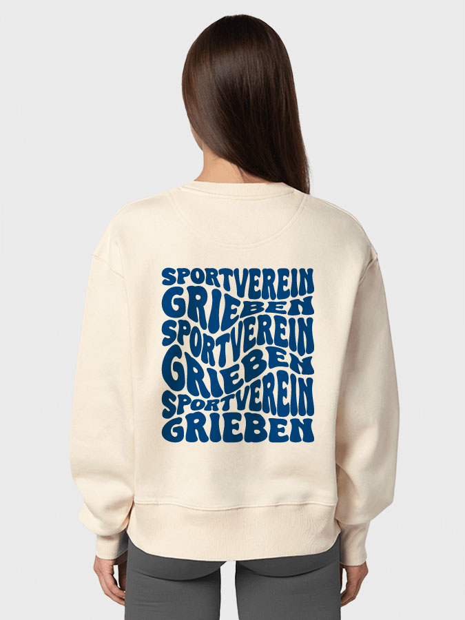 Oversized Sweater Wavy Damen