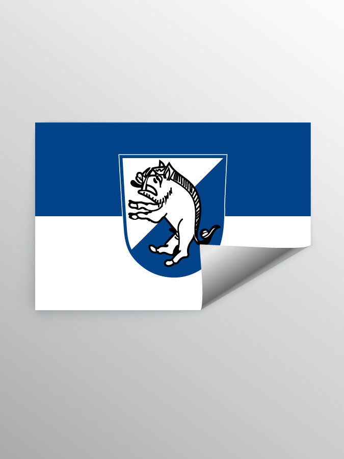 Aufkleber DIN A7 Logo