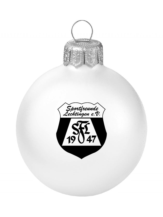 Weihnachtskugel Logo 8cm