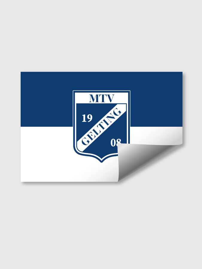Aufkleber DIN A7 Logo