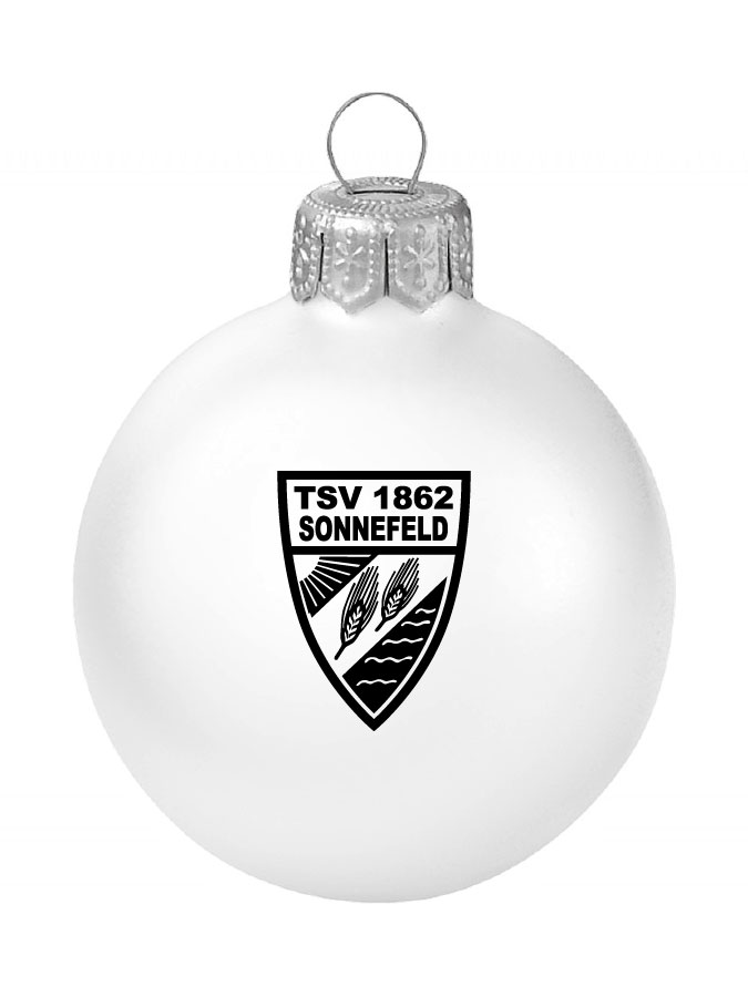 Weihnachtskugel Logo 8cm