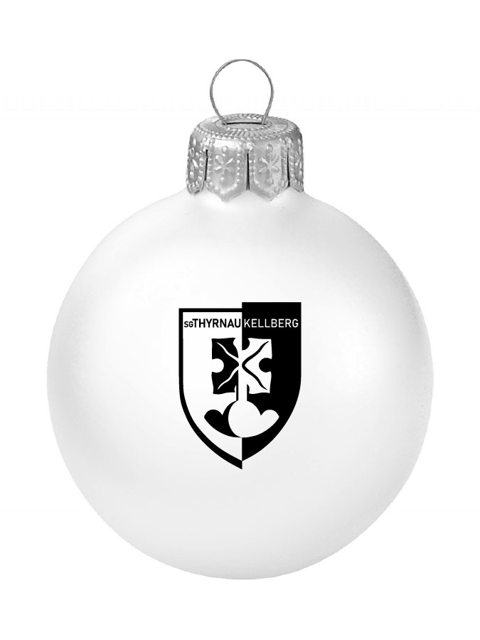 Weihnachtskugel Logo 8cm