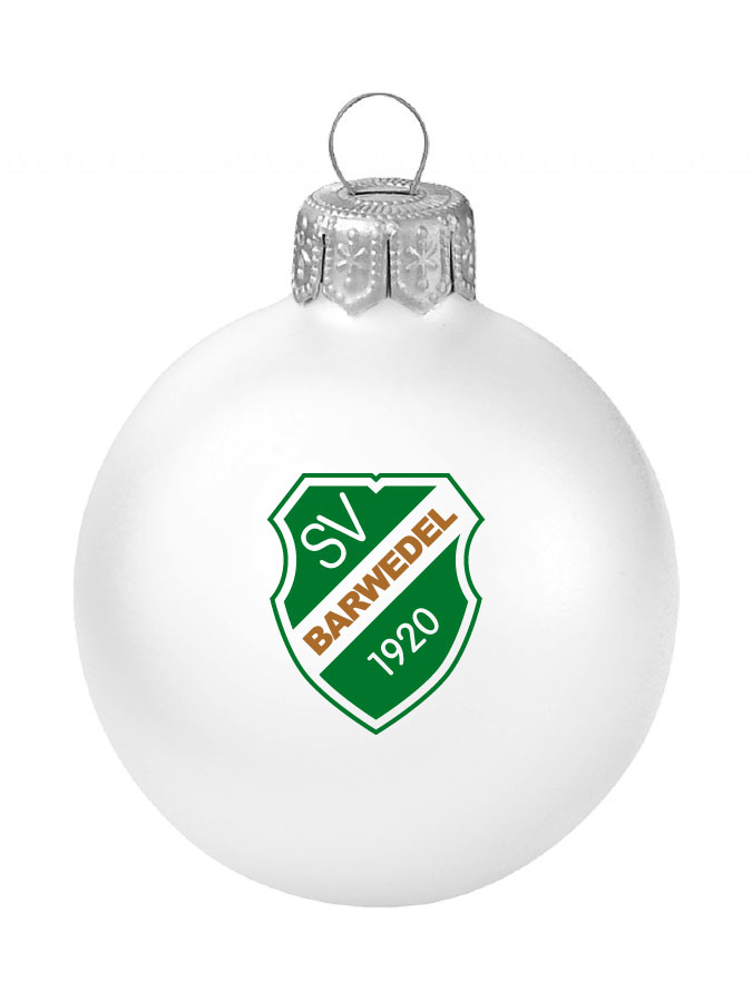 Weihnachtskugel Logo 8cm