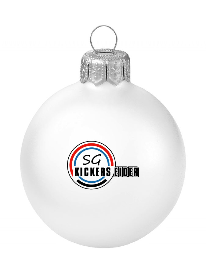 Weihnachtskugel Logo 8cm