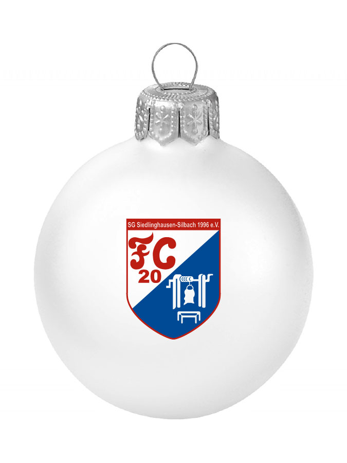 Weihnachtskugel Logo 8cm
