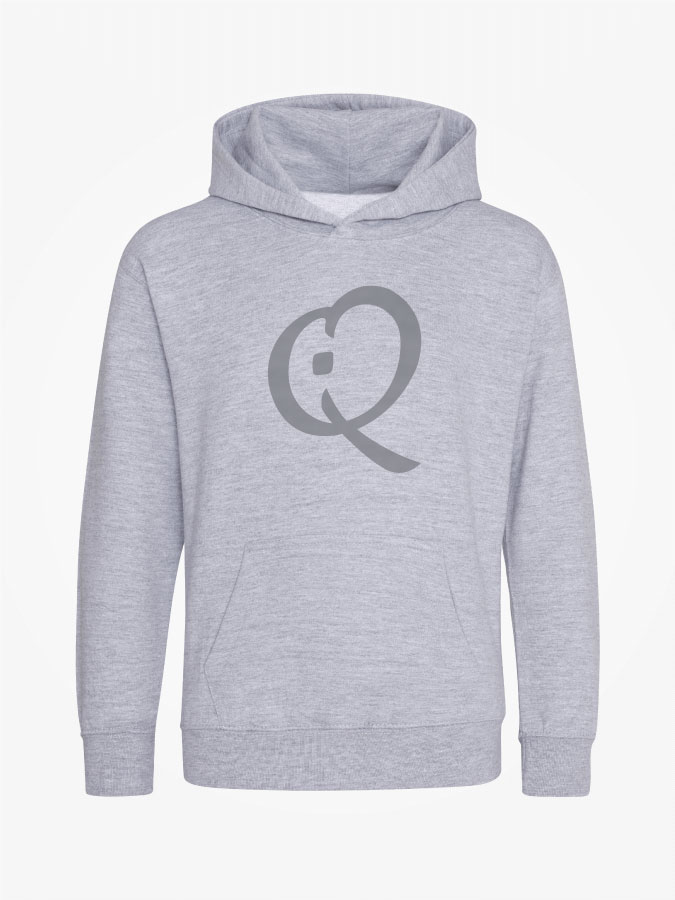 Hoodie All Grey Kids Unisex
