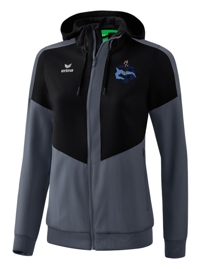 Erima Squad Tracktop Jacke mit Kapuze Damen