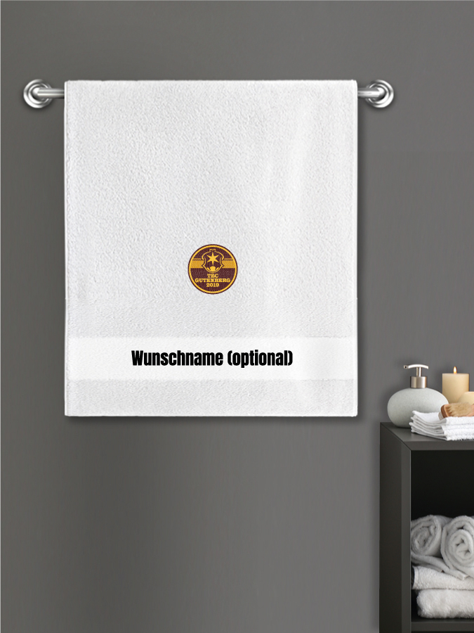 Badehandtuch Team Sticklogo