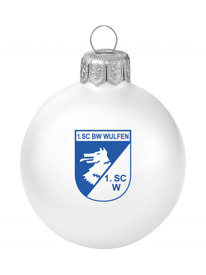 Weihnachtskugel Logo 8cm