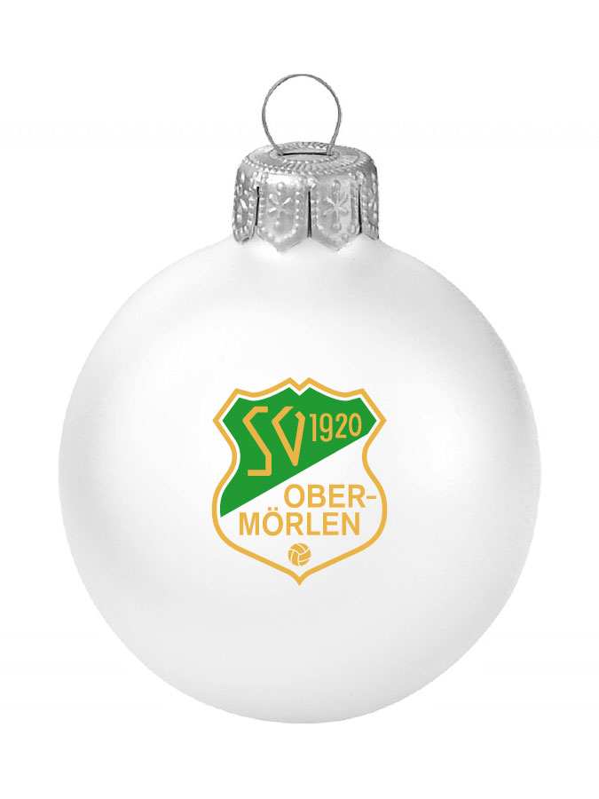 Weihnachtskugel Logo 8cm