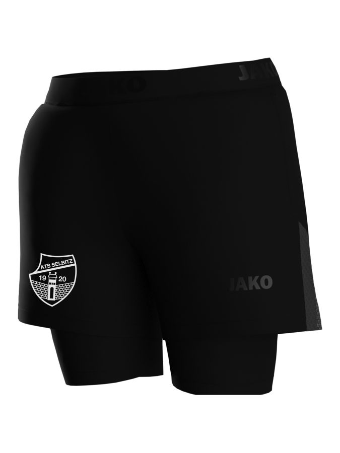 Jako 2-in-1-Short Power Damen