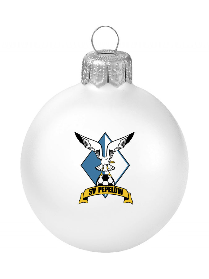 Weihnachtskugel Logo 8cm