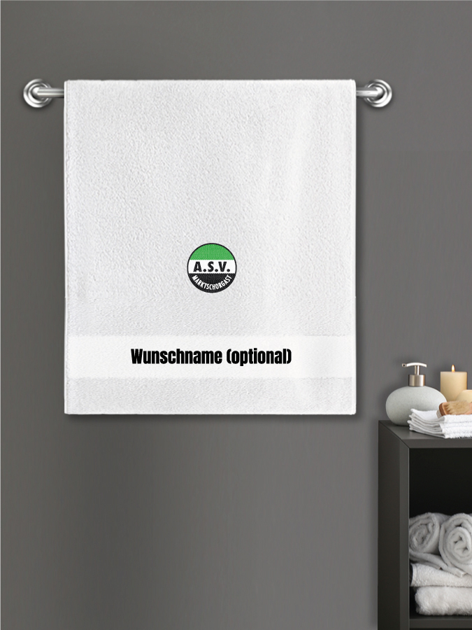 Badehandtuch Team Sticklogo