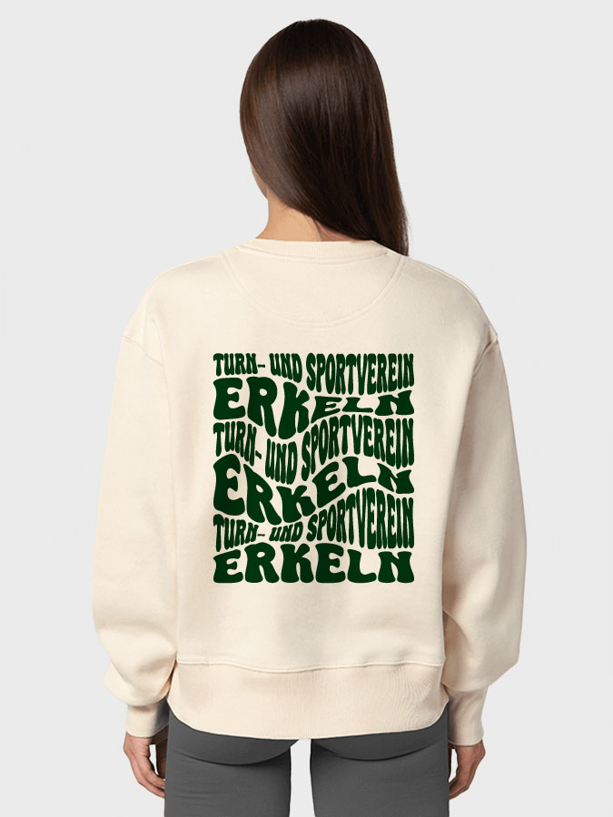 Oversized Sweater Wavy Damen