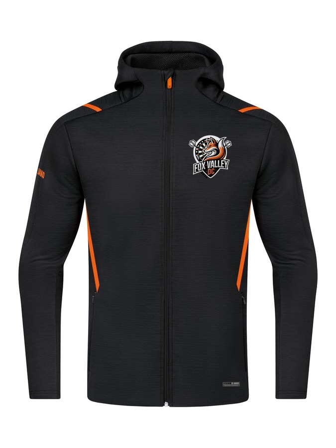 Jako Freizeitjacke Challenge mit Kapuze