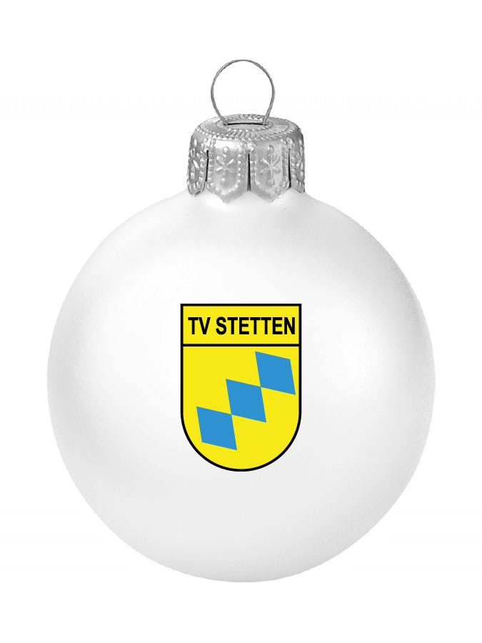 Weihnachtskugel Logo 8cm