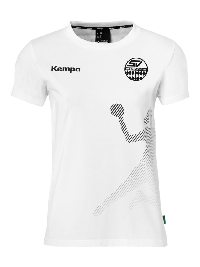 Kempa T-Shirt Black & White Damen
