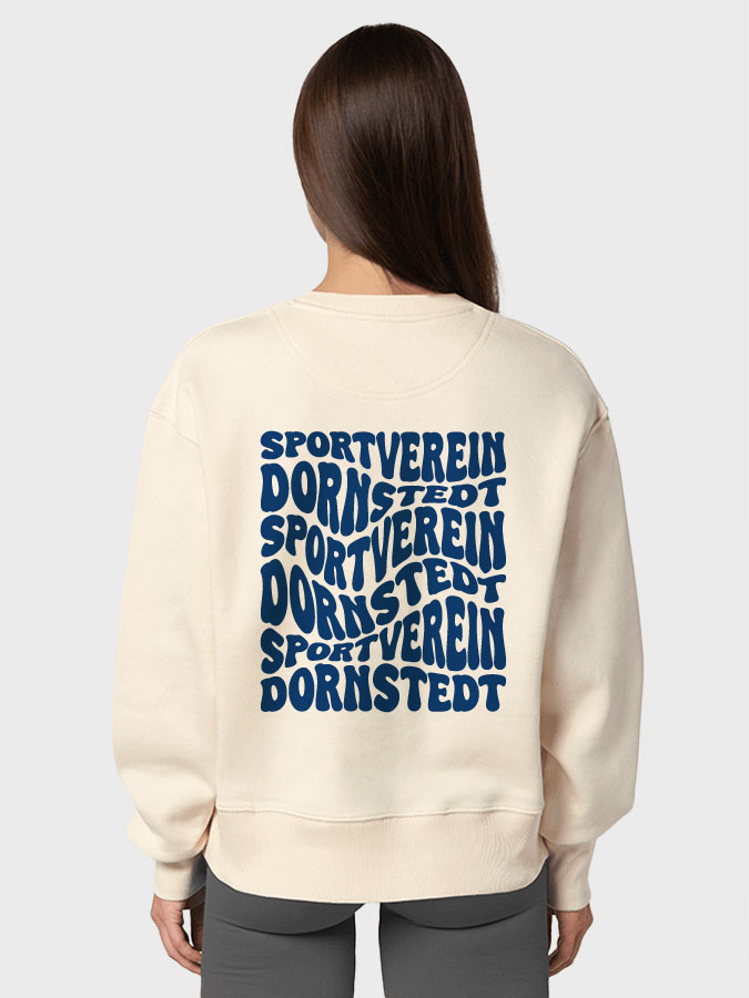 Oversized Sweater Wavy Damen