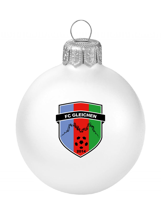 Weihnachtskugel Logo 8cm