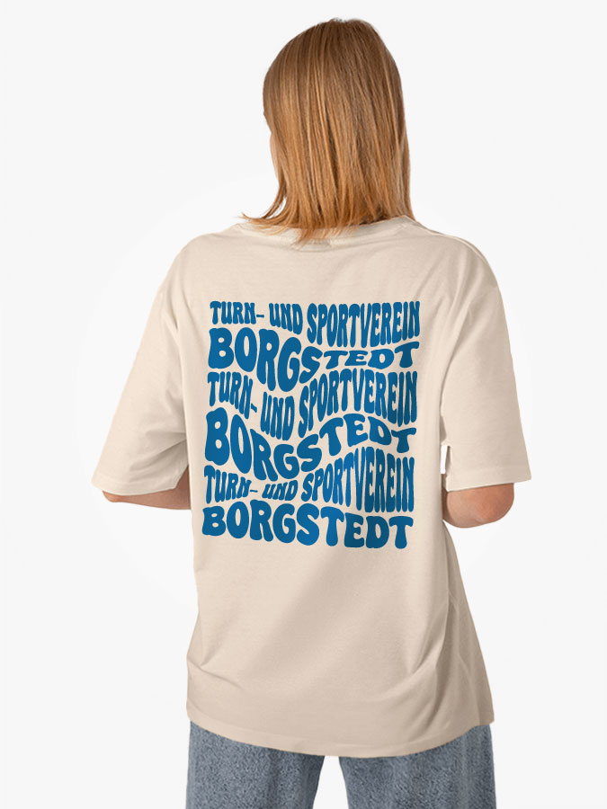 Oversized Shirt Wavy Damen